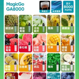RELX 8000口 一次性拋棄式 有油就有電
